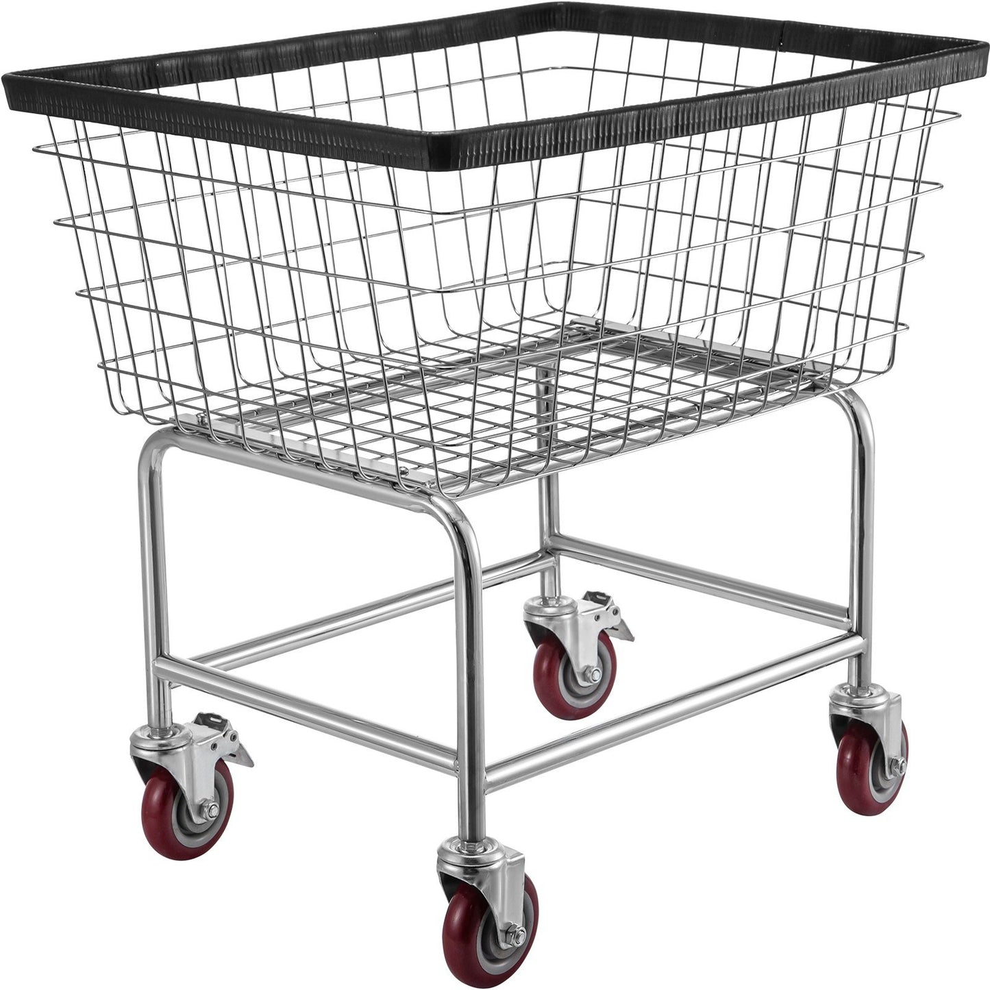 Wire Laundry Basket with Wheels